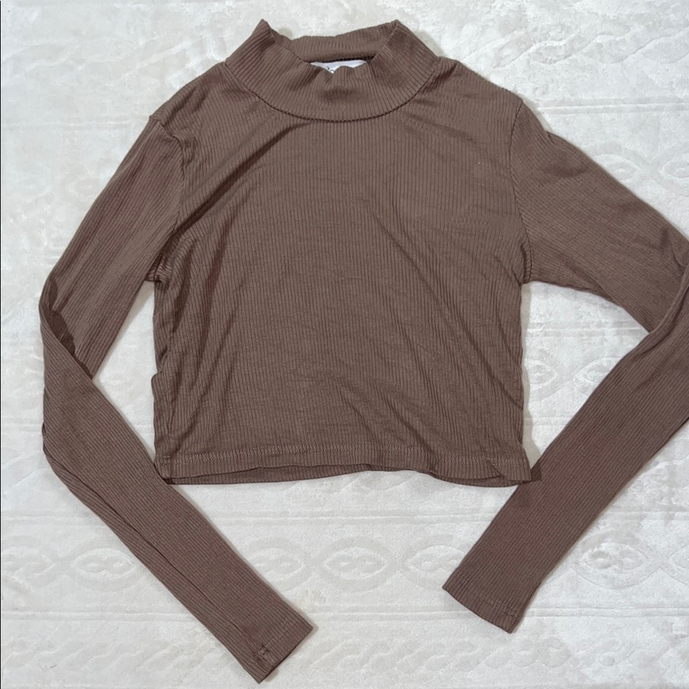 Ripe Ribbed crop long sleeve‎